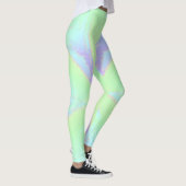 Spring Blue Green Violet Leggings (Rechts)