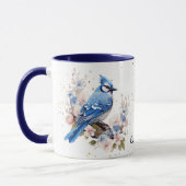 Spring Blue Jay Nature Tasse (Links)