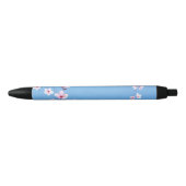 Spring Blue Sky Cherry Blossom Blume Warecolor Kugelschreiber (Vorderseite)