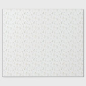 Spring Blue Wildblume Geschenkpapier (Flach)