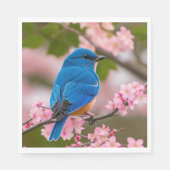 Spring Bluebird Serviette (Vorderseite)