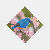 Spring Bluebird Serviette (Ecke)