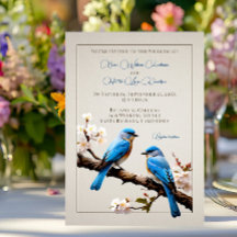 Spring Bluebirds Hochzeit