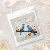 Spring Bluebirds Hochzeit Geschenktütchen (Ausgeschnitten)