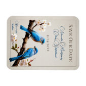 Spring Bluebirds Save the Date Magnet (Horizontal)