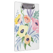Spring Blume Bouquet | Hübsche Blumenfarbe Klemmbrett (Rechts)