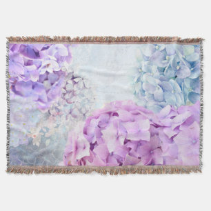 Spring Blume Hydrangea Pastel Collage Decke