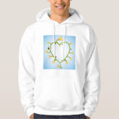 Spring Blumen Art Mens Hoodie (Vorderseite)