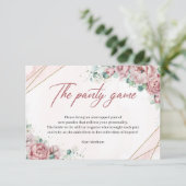 Spring Blush Blumengoldgrün Das Panoramakarte Begleitkarte (Stehend Vorderseite)