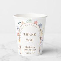 Spring Boho Arch Wildblume Floral Baby Dusche