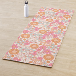 Spring Boho Blume 1 Yogamatte