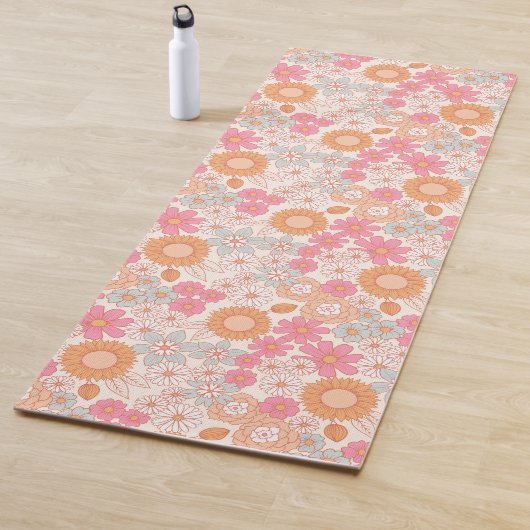 Spring Boho Blume 1 Yogamatte (Beispiel)