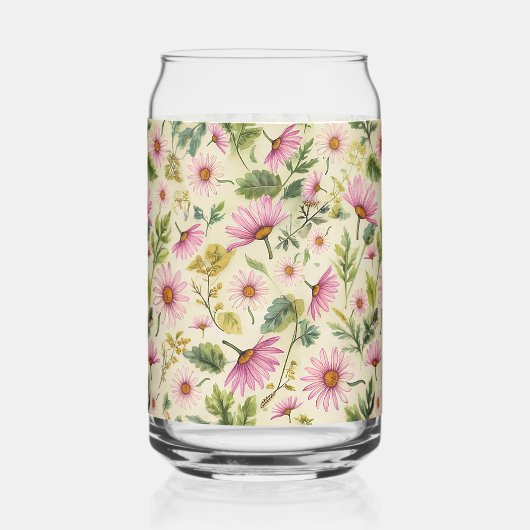 Spring Boho Floral Dosenglas (Rückseite)