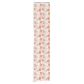 Spring Botanical Blush Sage Leaves Table Runner Kurzer Tischläufer (Vorderseite)