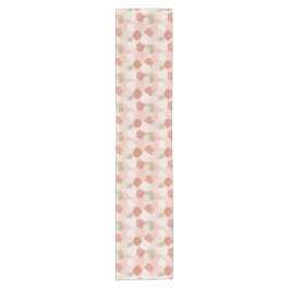 Spring Botanical Blush Sage Leaves Table Runner Kurzer Tischläufer