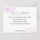 Spring Botanical Farmers Market Cookie Care Dankeskarte (Vorderseite)