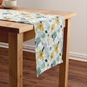 Spring Botanical Floral Table Runner Kurzer Tischläufer (Beispiel)