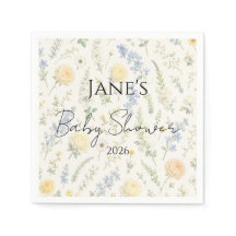 Spring Botanical Napkins