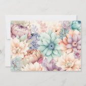 SPRING BOTANISCHES FLÜGEL EINLADUNG (Rückseite)