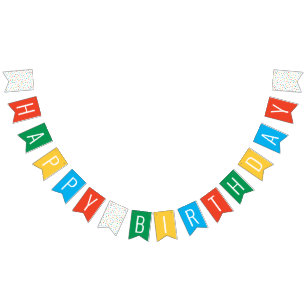 Spring Bounce Play Trampolinpark-Party Geburtstag Wimpelkette