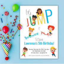 Spring Bounce Spiel Trampolinpark Party Geburtstag