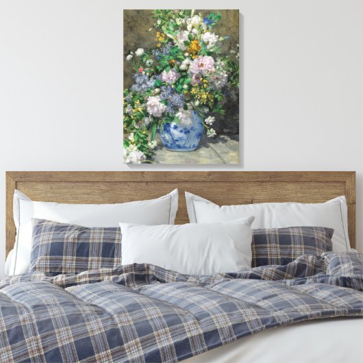 Spring Bouquet, 1866 von Pierre-Auguste Renoir Leinwanddruck (Insitu (Schlafzimmer))