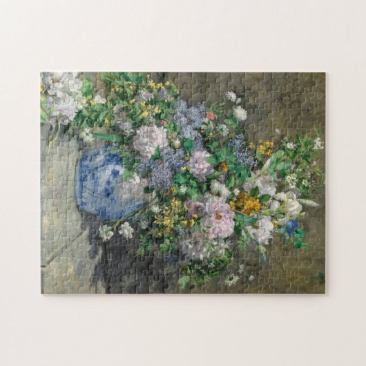 Spring Bouquet, 1866 von Pierre-Auguste Renoir Puzzle (Horizontal)