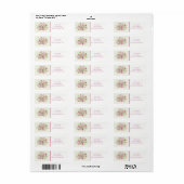 Spring Bouquet Address Label (Vorne)