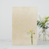 Spring Bouquet Briefpapier (Stehend Vorderseite)