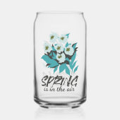 Spring Bouquet Charm - Der Frühling ist in der Air Dosenglas (Vorderseite)