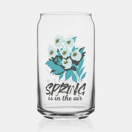 Spring Bouquet Charm - Der Frühling ist in der Air Dosenglas (Vorderseite)
