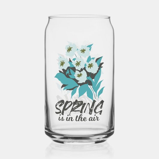 Spring Bouquet Charm - Der Frühling ist in der Air Dosenglas (Rückseite)