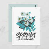 Spring Bouquet Charm - Der Frühling ist in der Air Postkarte (Vorne/Hinten)