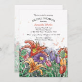 Spring Bouquet Einladung (Vorne/Hinten)