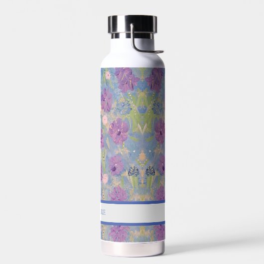 Spring Bouquet Floral Custom Water Flasche (Links)
