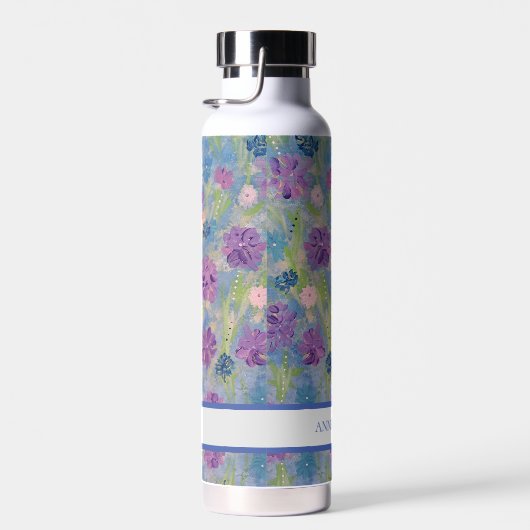 Spring Bouquet Floral Custom Water Flasche (Rechts)