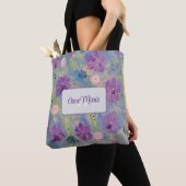 Spring Bouquet Floral Monogram Tote Bag Tasche (Von Nahem)