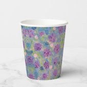 Spring Bouquet Floral Paper Cups Pappbecher (Rückseite)