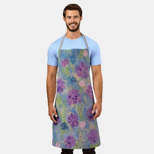 Spring Bouquet Floral Schürze (Getragen)