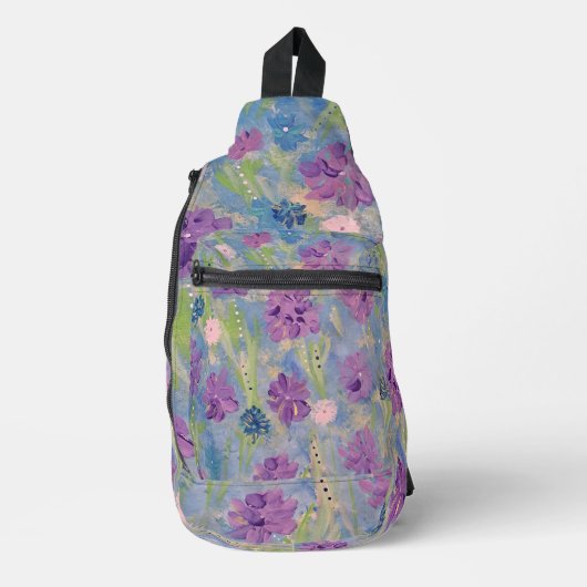 Spring Bouquet Floral Sling Bag (Vorderseite)