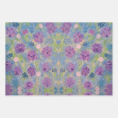 Spring Bouquet Floral Wrapping Paper Geschenkpapier Set (Vorderseite)