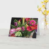 Spring Bouquet Karte (Gelbe Blume)