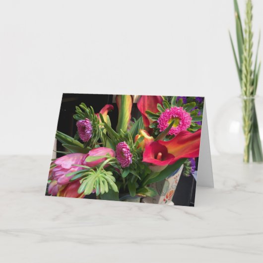 Spring Bouquet Karte (Vorderseite)