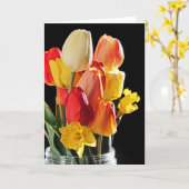 Spring Bouquet Karte (Gelbe Blume)