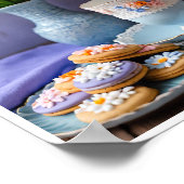 Spring Bouquet of Daffodils Tulips Tee Kekse Poster (Ecke)