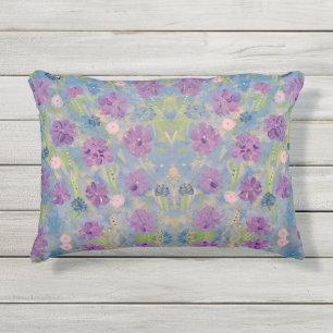 Spring Bouquet Outdoor Accent Pillow 16"x12" Kissen Für Draußen