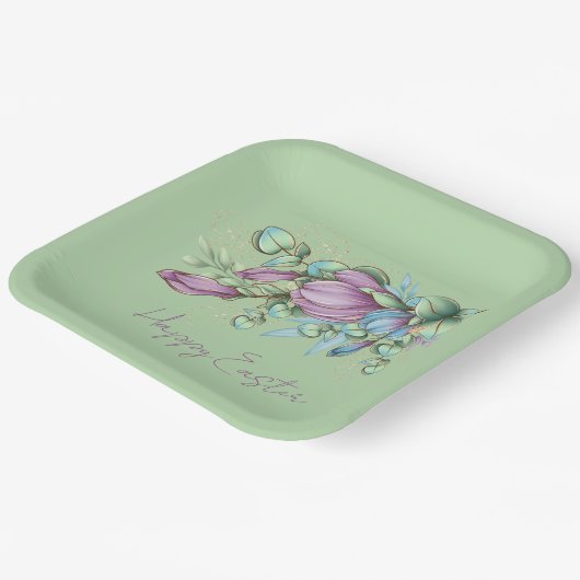 Spring Bouquet Paper Teller (Gewinkelt)