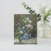 Spring Bouquet Postkarte (Stehend Vorderseite)