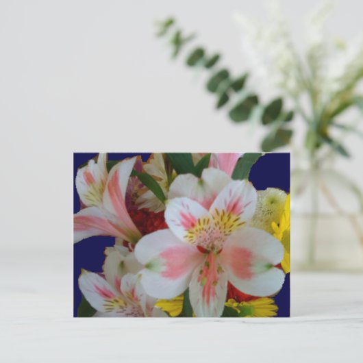 Spring Bouquet Postkarten (Stehend Vorderseite)