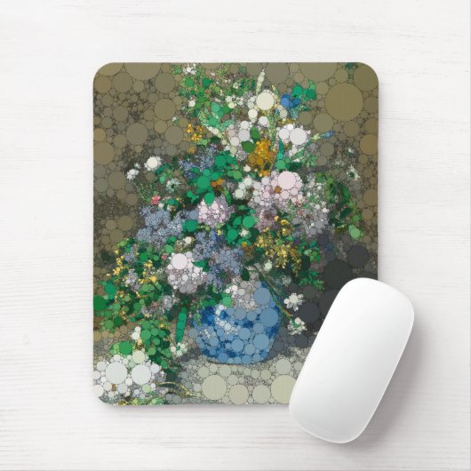 Spring Bouquet von After Pierre-Auguste Renoir Mousepad (Mit Mouse)